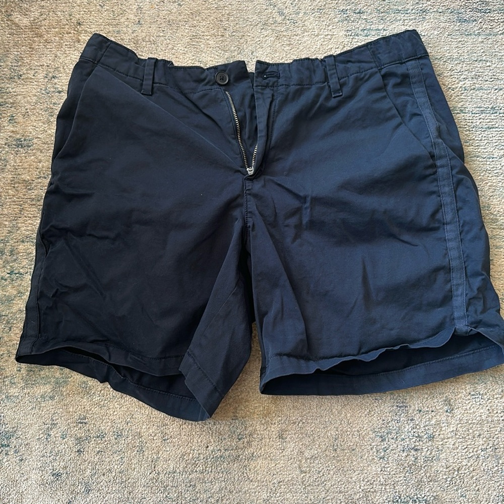 Gap navy blue shorts girlfriend cut.